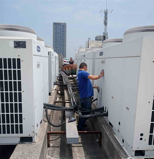 晋州中央空调制热和不制冷系统维修方法